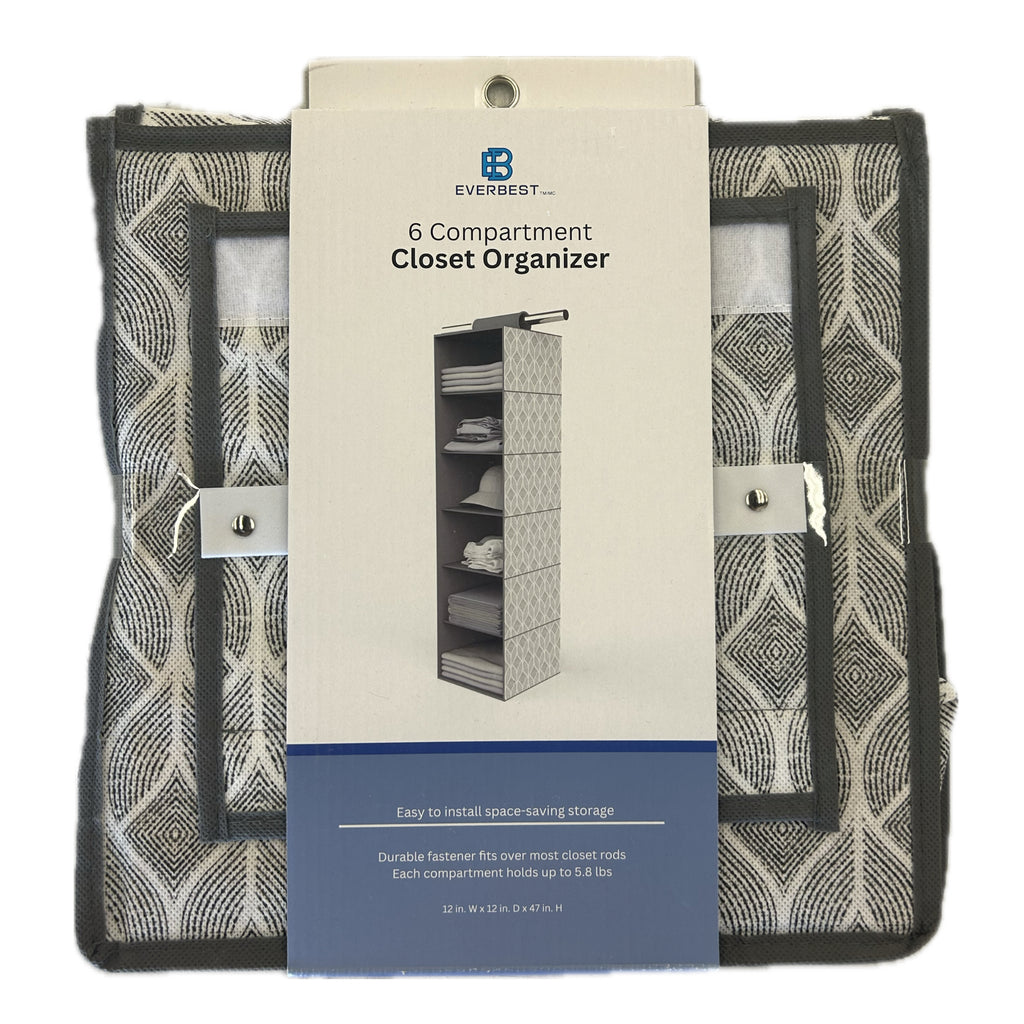 6 Compartment Closet Organizer
