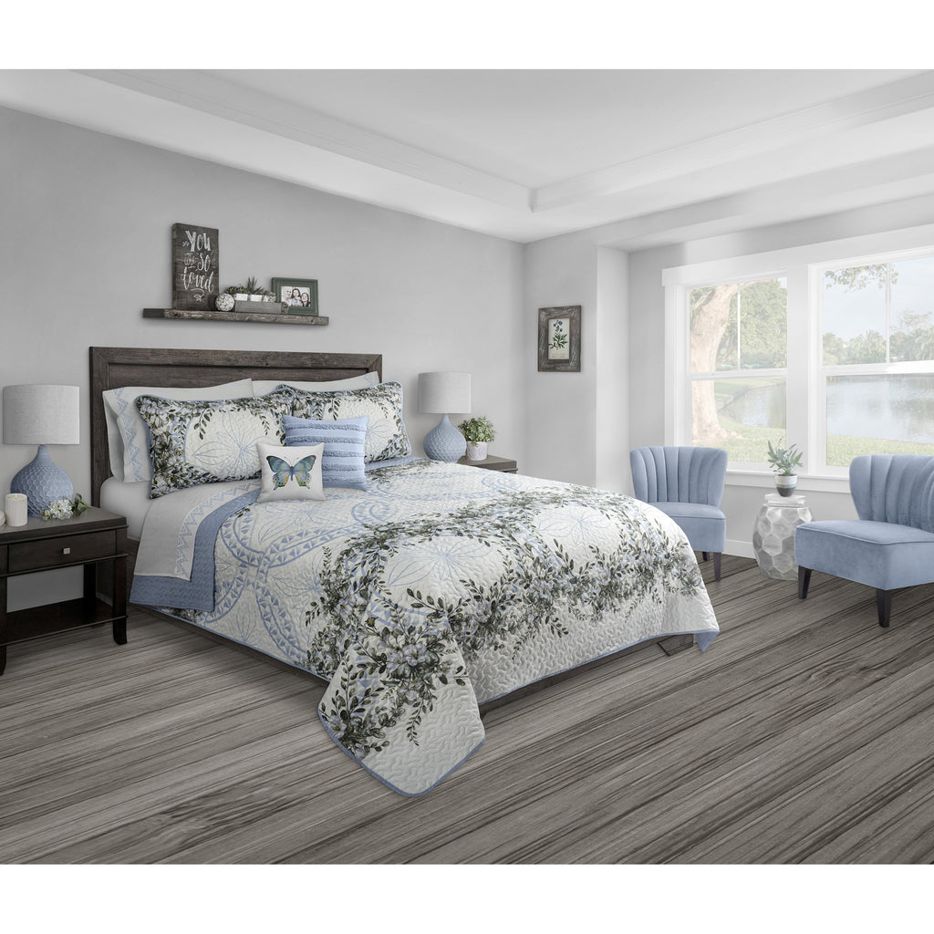 Forever Blue Quilt set