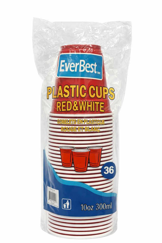 Disposable Cups--Red or Clear