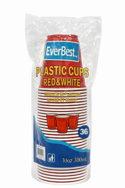 Disposable Cups--Red or Clear