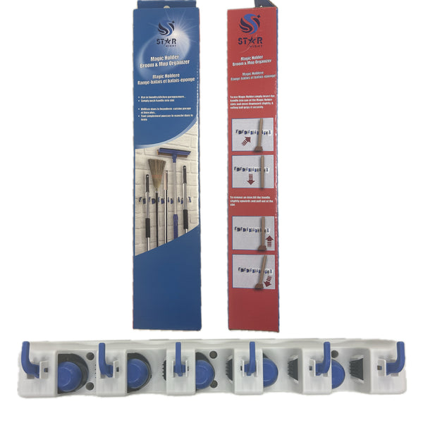Magic Holder-Broom and Mop Organizer
