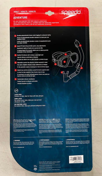 Speedo Adventure Mask + Snorkel