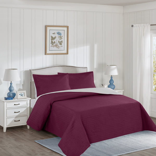 Solid Box Pattern Quilt sets