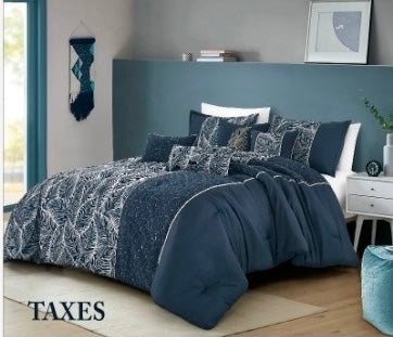 Taxes 7-piece Comforter set