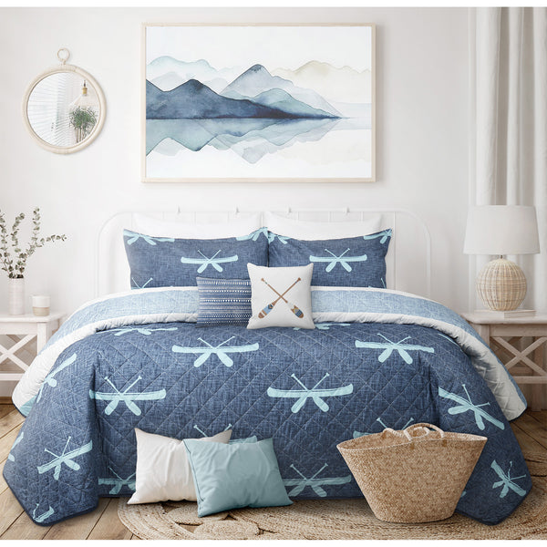 Canoes Quilt set