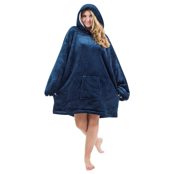 Cozy Hooded Sweater Blanket