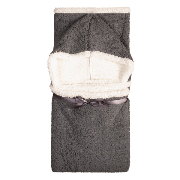 Premium Ultra Soft Hoodzy Hooded Throw Blanket with Sherpa