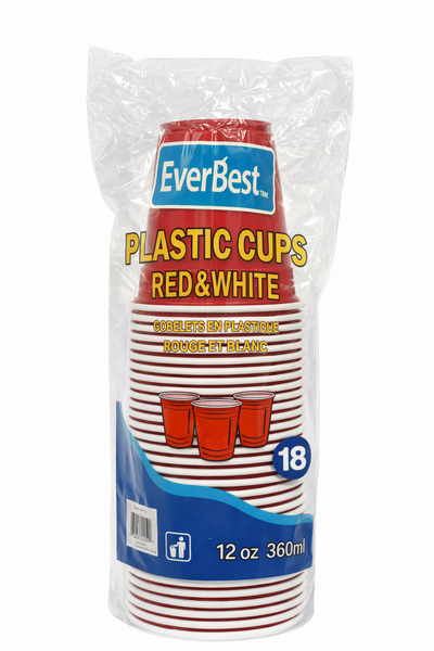 Disposable Cups--Red or Clear