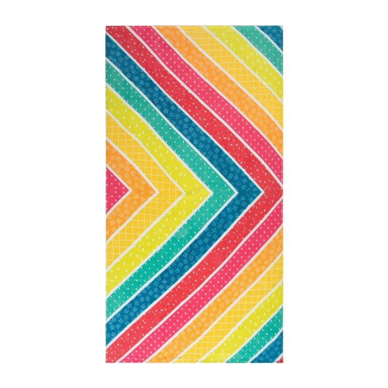 Beach Towel  Multicolour Chevrons