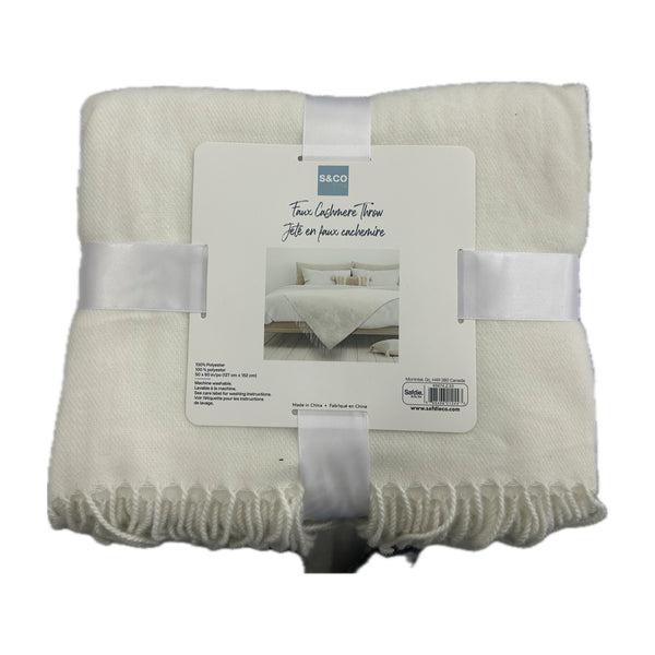 Faux Cashmere Throw Blankets