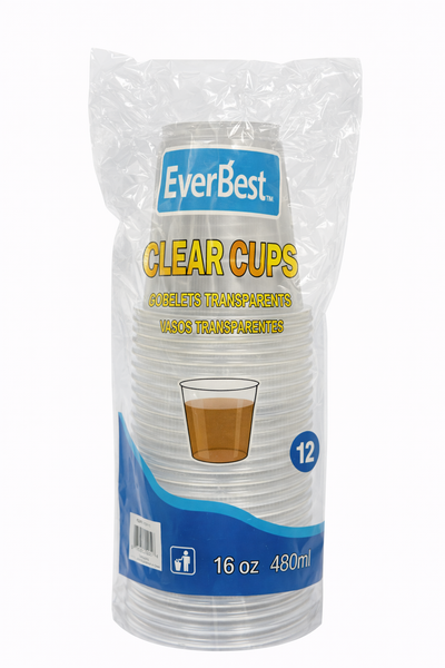 Disposable Cups--Red or Clear