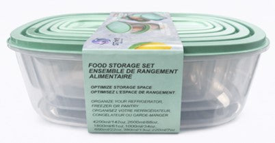Food Storage set--14-piece Rectangular