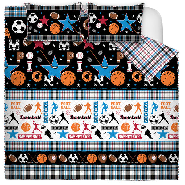 All Star Boys Quilt set