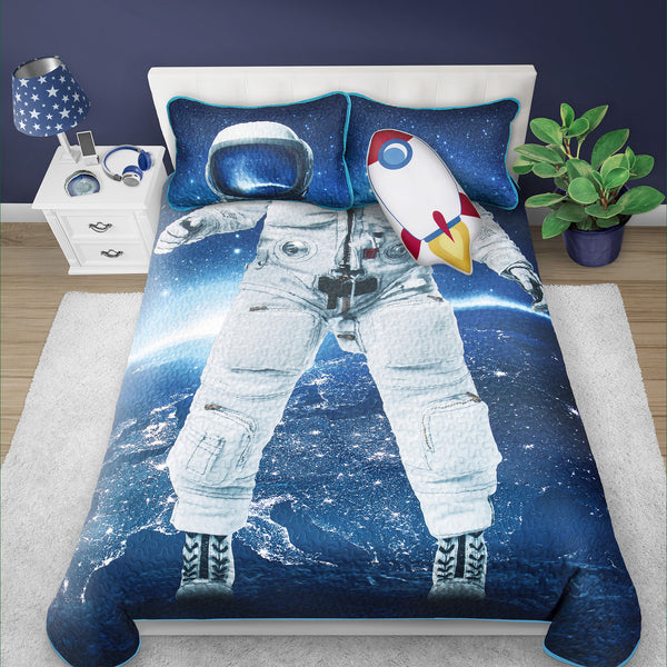 Astronaut Boys Quilt set