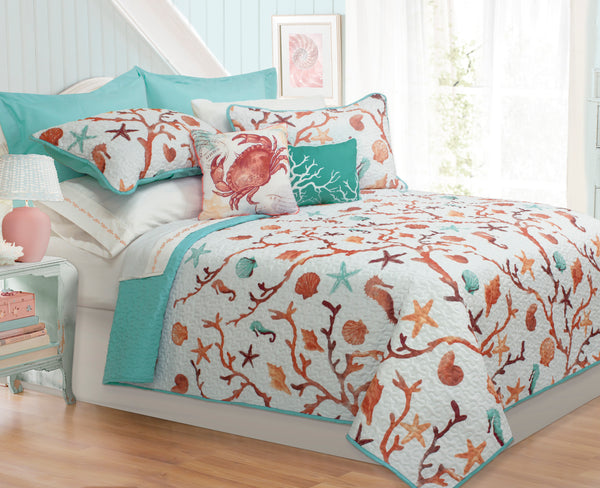 Azure 5-piece Quilt set