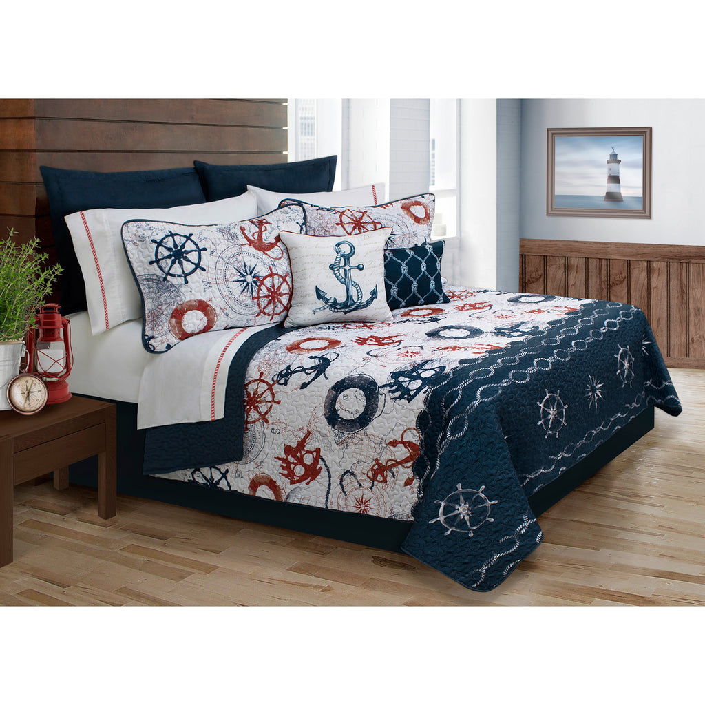 Bay Harbour 5-piece Quilt set