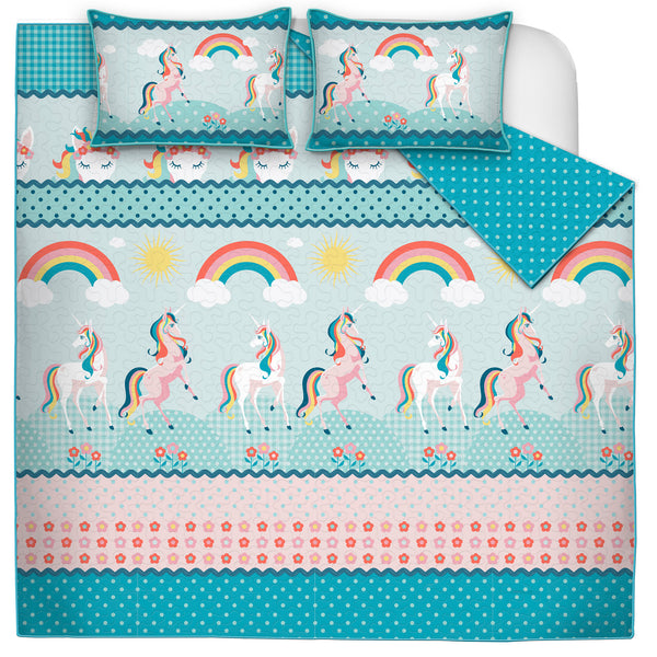Rainbow Girls Quilt set