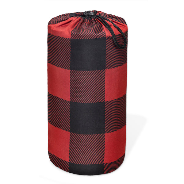 Weighted Blanket 15 pounds --Red Buffalo Plaid