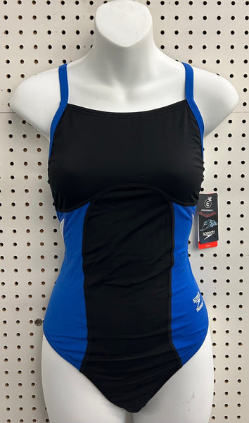Speedo Swimsuit Black/Blue Flyback