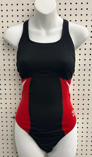 Speedo Swimsuit Black/Red Super Proback