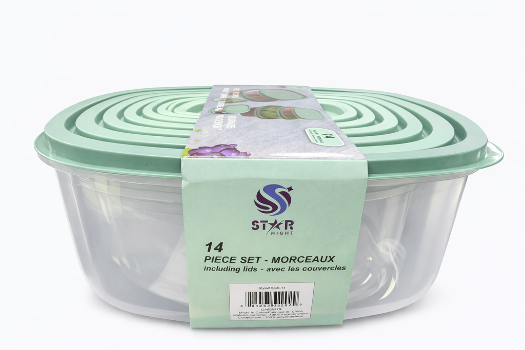 Food Storage set--14-piece Square